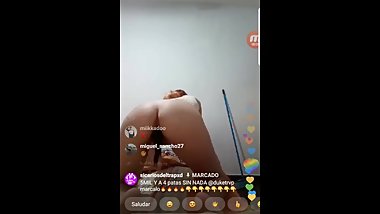 SE METE EL DILDO POR EL COÃ‘O EN DIRECTO EN INSTAGRAM