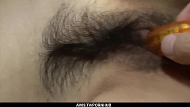 Noriko Kago works cock in both her pussy and mouth - More at 69avs com