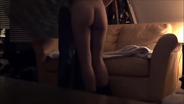 College Girl Fucked on the Couch