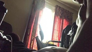 Fucking ex in the living room