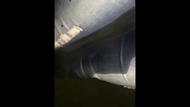 Steamy public wetting