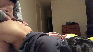 doggy style amateur tinder girl aussie cum shot