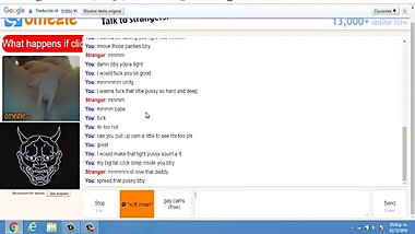 Horny teen slut being filthy for me - omegle
