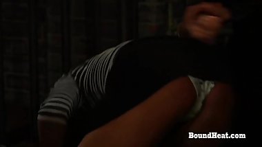 Betrayed Cargo: Submissive Lesbian Slave Sisters Branded And Sent For Sale