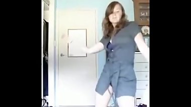 Girl strips to Me Tengo and masturbates
