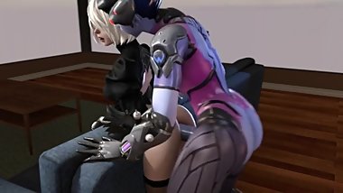 Futa Widowmaker Fuck 2B (looped)