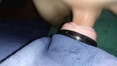 Edging build up massive cum loads into fleshlight pt2