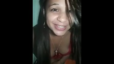 Virgin girl showing pussy on video call