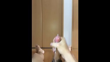 asian amateur big cumshot