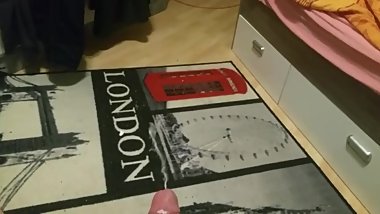 Surreal cum-explosion! My cum-shotgun! (flew 130cm or 51 inches)