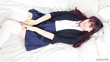 Doki Doki Yuri Masturbation w 2 Orgasms