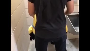 Two teens tag team midget