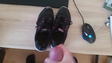 cum on Sneaker from a Girlfriend