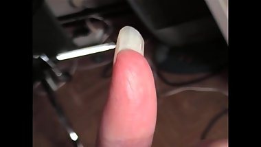 Deborah's longest thumbnails 10 years ago 2008 and 2018 nails fetish