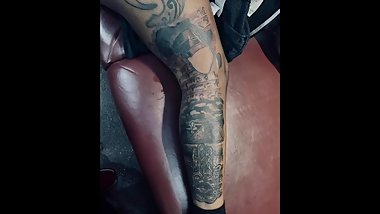Big booty tattooed Ebony