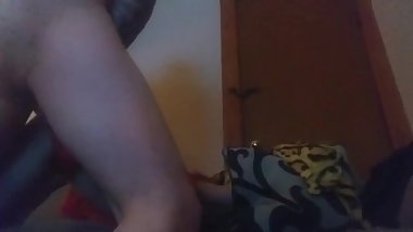Skinny bitch gets fucked in the ass